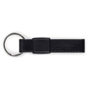 Keyring Metal, real leather