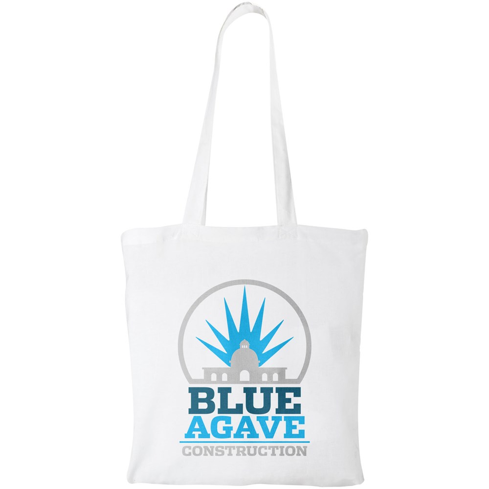 Madras 140 g/m² cotton tote bag 7L